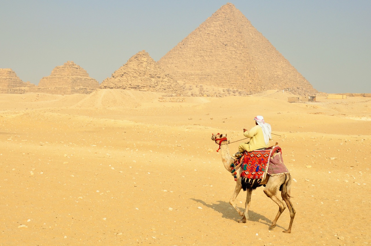sphinx Pyramids of Giza Cairo Egypt