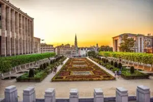 the center of Brussels