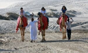 Tourist, Al Zubarah fort, Qatar