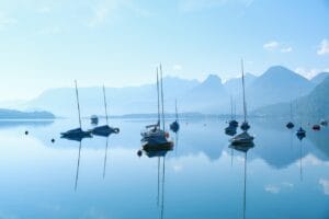 Lake , Hallstatt-Dachstein / Salzkammergut Cultural Landscape, Austria